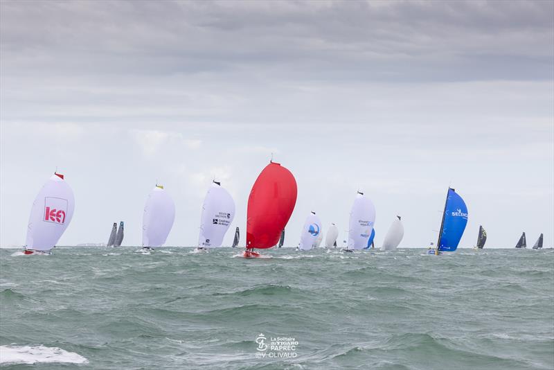 La Solitaire du Figaro Paprec photo copyright Vincent Olivaud taken at  and featuring the Figaro class