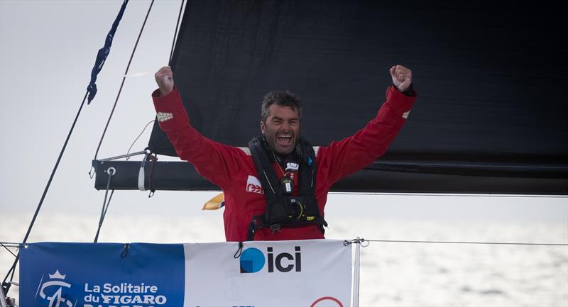 56th La Solitaire du Figaro Paprec Leg 1 - Final day photo copyright Vincent Olivaud / OC Sport Pen Duick taken at  and featuring the Figaro class