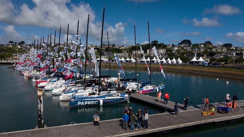 57th La Solitaire du Figaro Paprec village photo copyright Vincent Olivaud / OC Sport Pen Duick taken at  and featuring the Figaro class