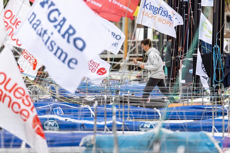 57th La Solitaire du Figaro Paprec village photo copyright Vincent Olivaud / OC Sport Pen Duick taken at  and featuring the Figaro class