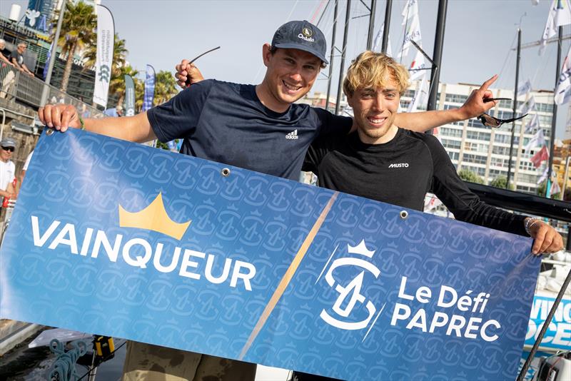 Thomas Dinas and Eliott Coville (Auray Quiberon by Orlabay), winners of the Défi Paprec - photo © Vincent Olivaud