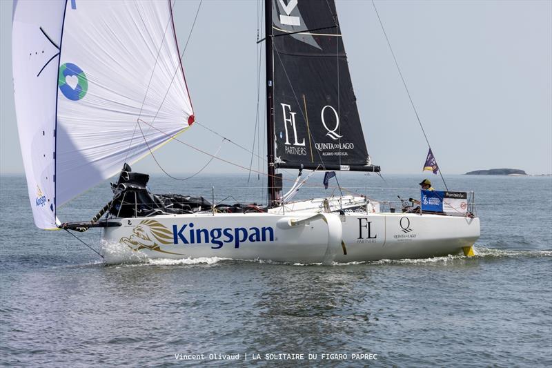 Tom Dolan holds the lead after La Solitaire du Figaro Leg 2 - photo © Vincent Olivaud / OC Sport Pen Duick