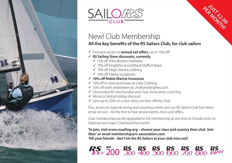 RS Sailors Club - photo © RS Sailing