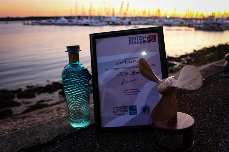 RS Sailing joint winners of The Green Blue Environmental Award at the 2019 Southampton International Boat Show photo copyright RS Sailing taken at  and featuring the  class