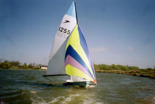 Leader sailing with the asymmetric spinnaker up photo copyright Tim Dormer taken at  and featuring the Leader class