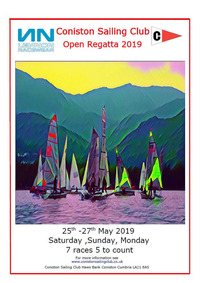 Lennon Racewear Coniston Sailing Club Open Regatta 2019 photo copyright CSC taken at Coniston Sailing Club and featuring the  class
