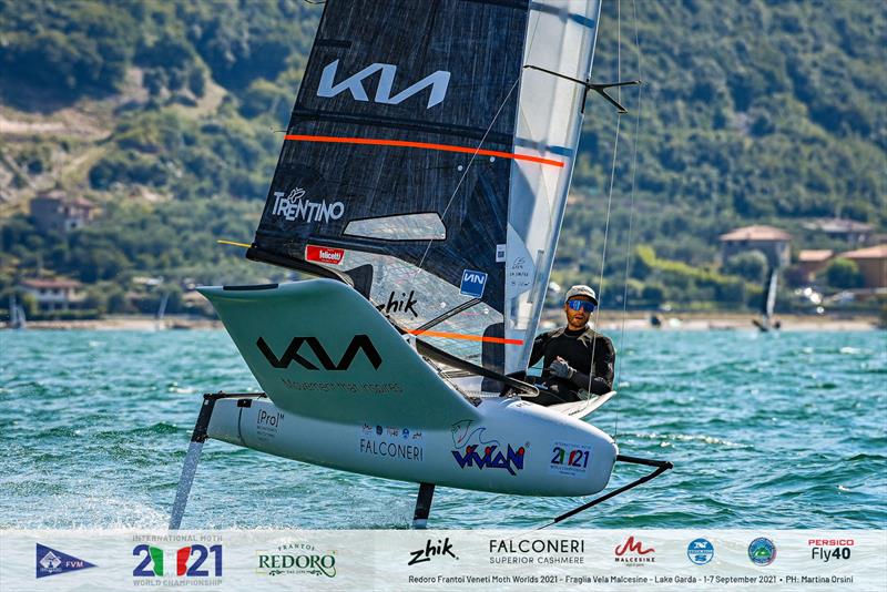 2021 International Moth Worlds at Lake Garda photo copyright Martina Orsini taken at Fraglia Vela Malcesine and featuring the  class