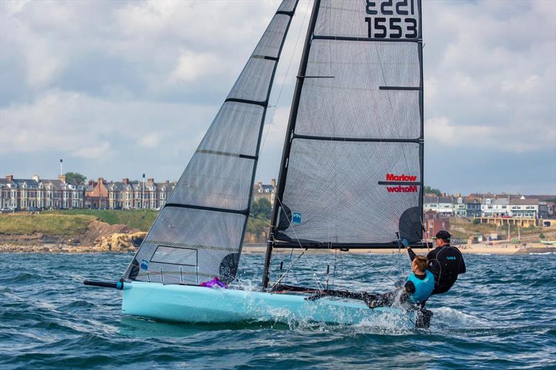 Glen Truswell & Ed Fitzgerald win the 2021 I14 Prince of Wales Cup photo copyright Tim Olin / www.olinphoto.co.uk taken at Tynemouth Sailing Club and featuring the  class