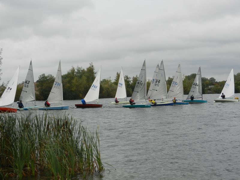 Race 3 starts during the Lightning 368 Inlands at Whitefriars photo copyright Kathryn Whelan taken at Whitefriars Sailing Club and featuring the Lightning 368 class