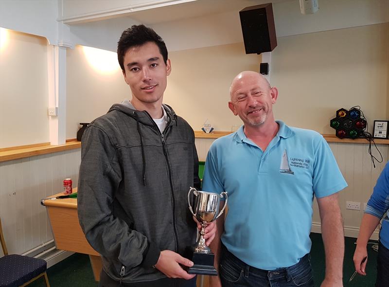 Robbie Claridge wins the 2017 Lightning 368 Nationals at Northampton photo copyright Simon Hopkins taken at Northampton Sailing Club and featuring the Lightning 368 class