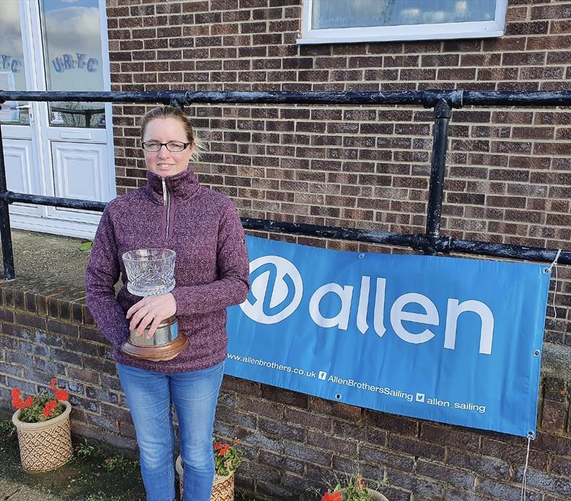 Penny Harris wins the Allen Brothers Lightning 368 Inlands at West Oxfordshire SC photo copyright Simon Hopkins taken at West Oxfordshire Sailing Club and featuring the Lightning 368 class