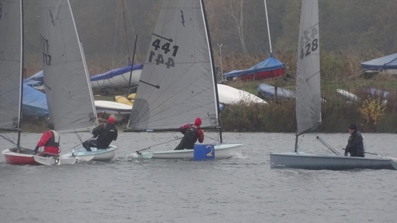 Ian Ranson leads Jeremy Cooper during the Allen Brothers Lightning 368 Inlands at West Oxfordshire SC photo copyright Robbie Claridge taken at West Oxfordshire Sailing Club and featuring the Lightning 368 class