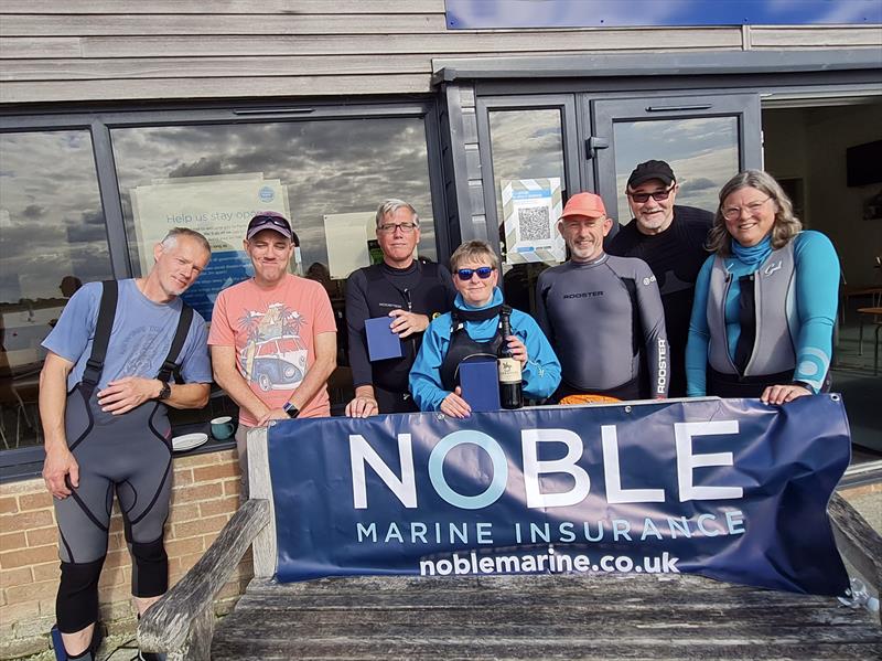 Competitors in the Noble Marine Lightning 368 Travellers Open at Oxford photo copyright Jason Gallagher taken at Oxford Sailing Club and featuring the Lightning 368 class