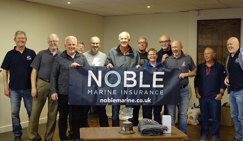 The assembled sailors for the Noble Marine Insurance Lightning 368 Inlands at Chase photo copyright Beth Tate taken at Chase Sailing Club and featuring the Lightning 368 class