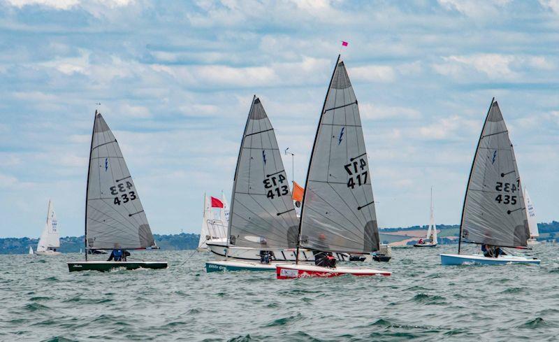 Noble Marine Lightning 368 Sea Championships at the Lymington Dinghy Regatta photo copyright Paul French taken at Lymington Town Sailing Club and featuring the Lightning 368 class