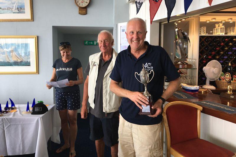 Jeremy Cooper wins the Noble Marine Lightning 368 Sea Championships at the Lymington Dinghy Regatta photo copyright John Butler taken at Lymington Town Sailing Club and featuring the Lightning 368 class