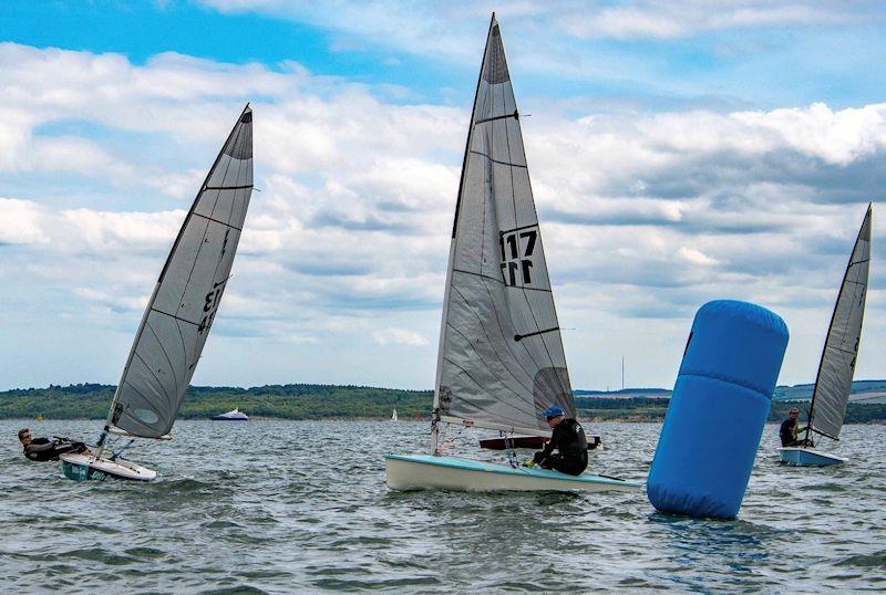 Caroline Hollier calls starboard on Jeremy Cooper in the Noble Marine Lightning 368 Sea Championships at the Lymington Dinghy Regatta photo copyright Paul French taken at Lymington Town Sailing Club and featuring the Lightning 368 class