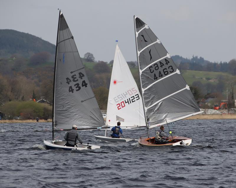 Lightning 368 Open during the Bala Easter Regatta 2022 photo copyright John Hunter taken at Bala Sailing Club and featuring the Lightning 368 class