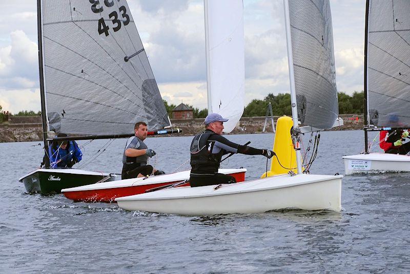 Andy Mcivor leads Chris Anderson and John Butler - Noble Marine Lightning 368 National Championship at Chase photo copyright Sue Cornes taken at Chase Sailing Club and featuring the Lightning 368 class