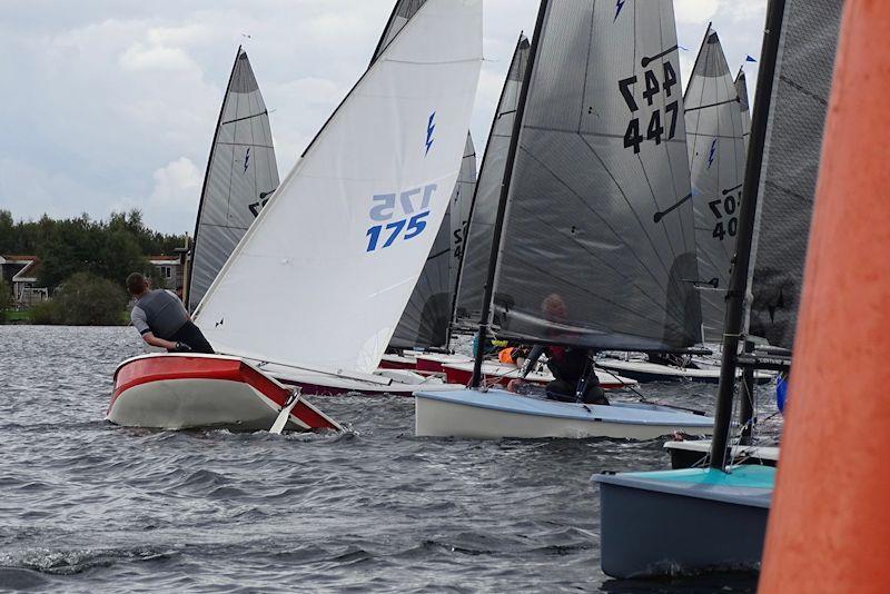 Chris Anderson risks a port tack flier - Noble Marine Lightning 368 National Championship at Chase - photo © Sue Cornes