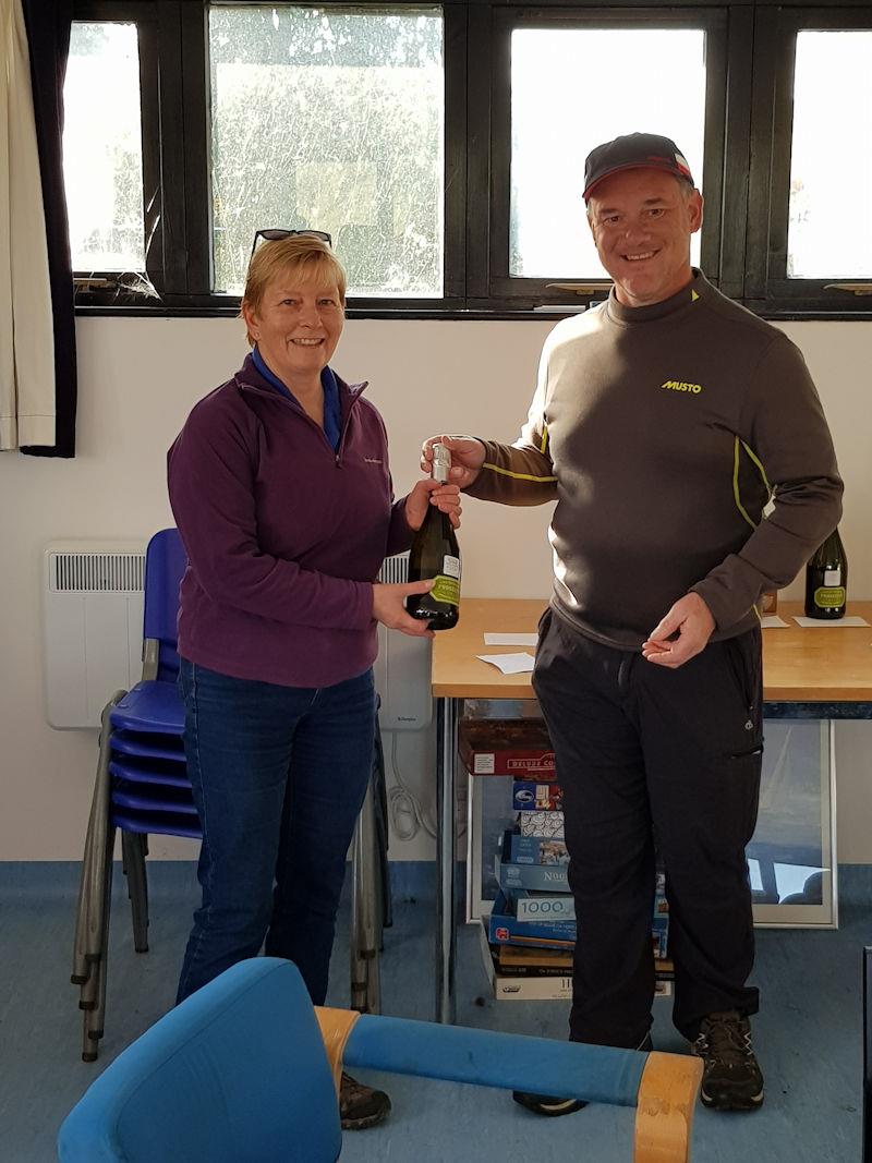 Caroline Hollier – Winner of the Noble Marine Lightning 368 Travellers at Haversham photo copyright Caroline Hollier taken at Haversham Sailing Club and featuring the Lightning 368 class