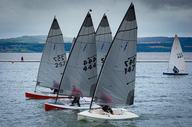 Noble Marine Insurance Lightning 368 Northerns at West Kirby - tight racing - photo © Jon Cooper
