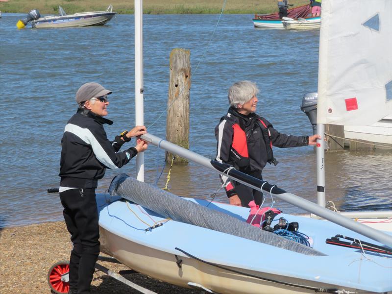 Adult and Child Race at Overy Staithe photo copyright Jennie Clark taken at Overy Staithe Sailing Club and featuring the Lightning 368 class