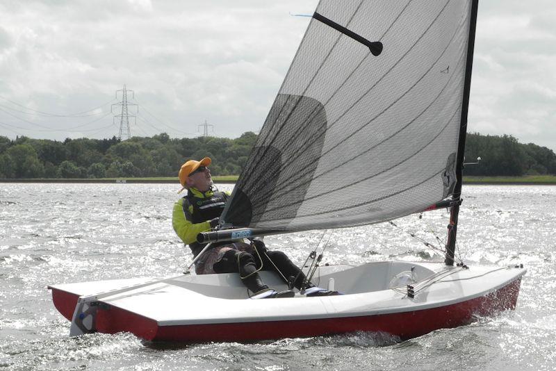 Jason Gallagher thrashes to windward - Noble Marine Lightning 368 Inland Championship at Oxford - photo © Alex Maitland