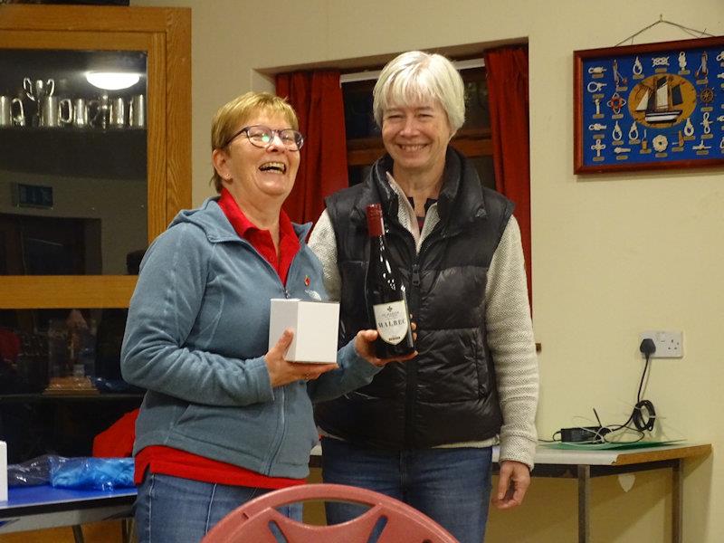 Caroline Hollier, third - Lightning 368 Rum & Mince Pie open meeting at West Oxfordshire photo copyright John Butler taken at West Oxfordshire Sailing Club and featuring the Lightning 368 class