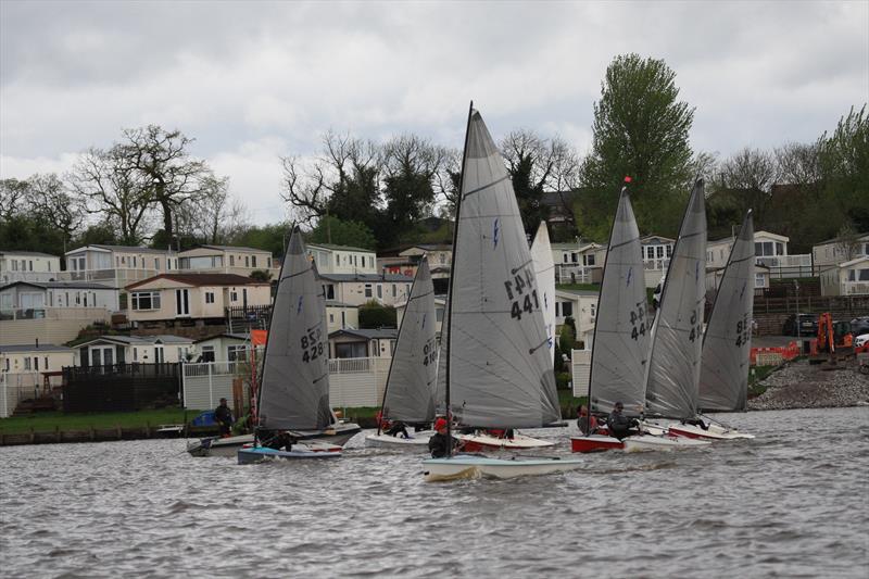 Race 3 start during the Lightning 368s at Winsford Flash photo copyright Adrian Hollier taken at Winsford Flash Sailing Club and featuring the Lightning 368 class