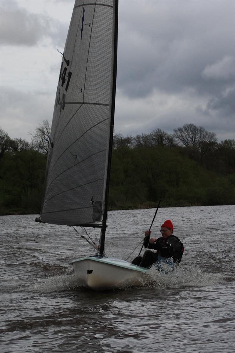 Ian Ranson during the Lightning 368 Open at Winsford Flash photo copyright Adrian Hollier taken at Winsford Flash Sailing Club and featuring the Lightning 368 class