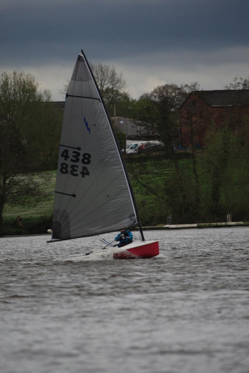 Caroline Hollier during the Lightning 368 Open at Winsford Flash photo copyright Adrian Hollier taken at Winsford Flash Sailing Club and featuring the Lightning 368 class