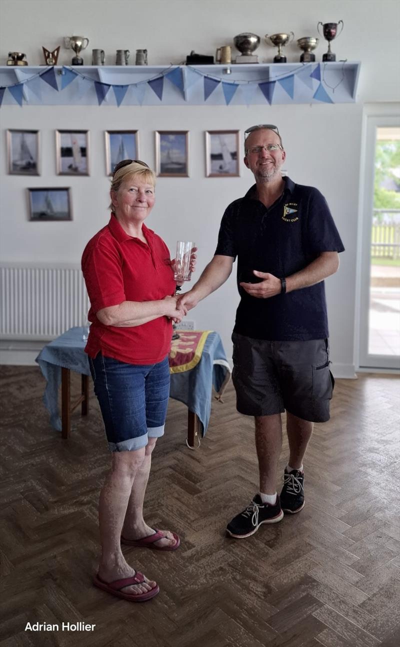 Caroline Hollier finishes 3rd in the Lightning 368 Southern Championship at Up River Yacht Club photo copyright Adrian Hollier taken at Up River Yacht Club and featuring the Lightning 368 class