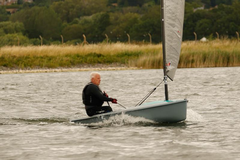 Simon Hopkins sails to victory - Lightning 368 Sanders Sails Travellers Series at Shotwick photo copyright Adrian Hollier taken at Shotwick Lake Sailing and featuring the Lightning 368 class