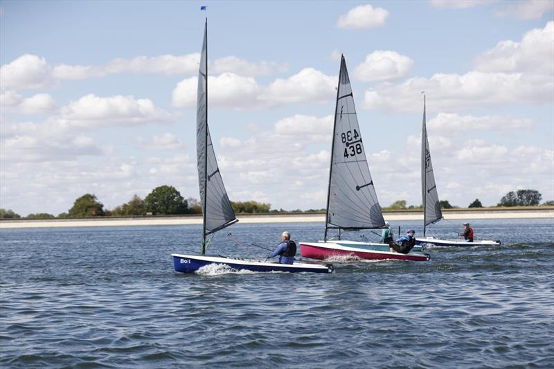 Fleet in rare wind during the Oxford Lightning 368 Open photo copyright Adrian Hollier taken at Oxford Sailing Club and featuring the Lightning 368 class