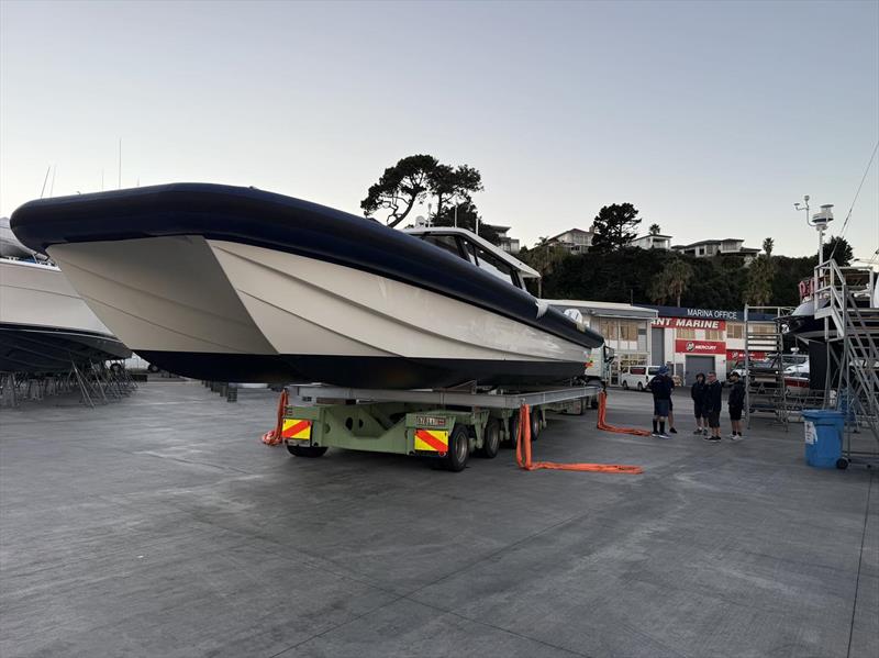 Django Shade foiling Catalyst 50 launch - Lloyd Stevenson Boatbuilders - May 2026 photo copyright Lloyd Stevenson Boatbuilders taken at Bucklands Beach Yacht Club and featuring the  class