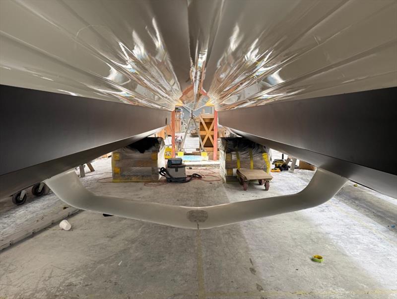 Catalyst 50 Chase Boat 'Django Shade' launched - photo © Lloyd Stevenson Boatbuilders