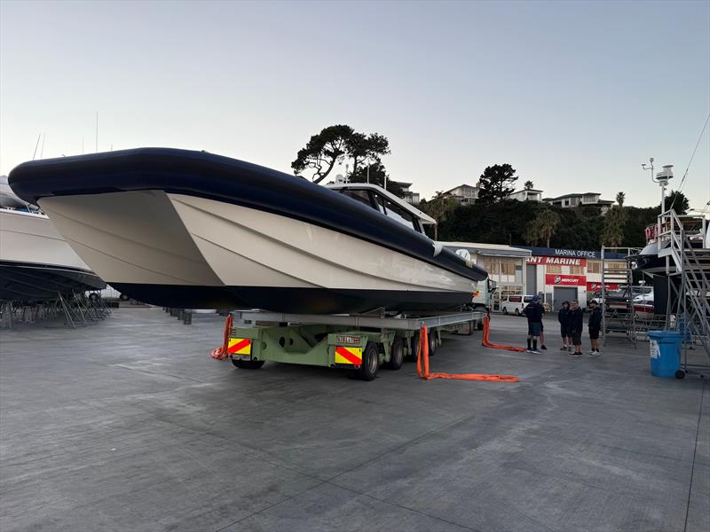 Catalyst 50 Chase Boat 'Django Shade' launched - photo © Lloyd Stevenson Boatbuilders