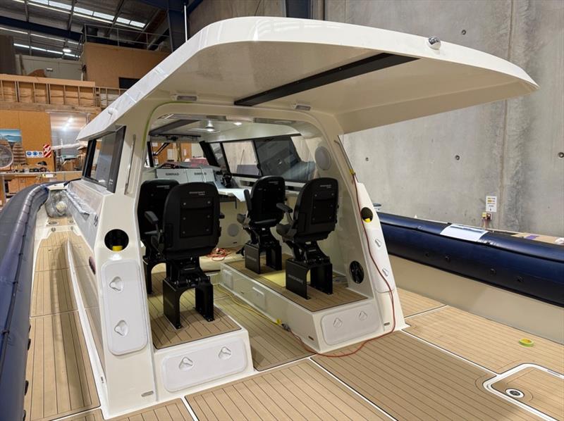 Catalyst 50 Chase Boat 'Django Shade' launched - photo © Lloyd Stevenson Boatbuilders