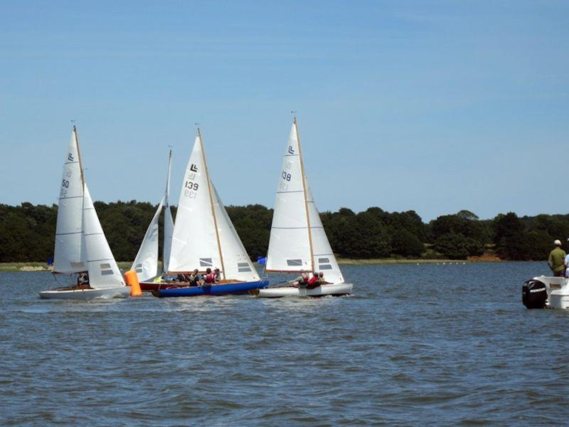 Cambridge versus Oxford Varsity Matches at Aldeburgh photo copyright Anthony Butler taken at Aldeburgh Yacht Club and featuring the Loch Long One Design class