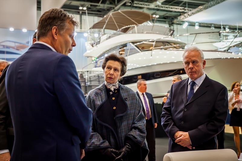 HRH The Princess Royal visits the 64th London Boat Show photo copyright London Boat Show taken at  and featuring the  class