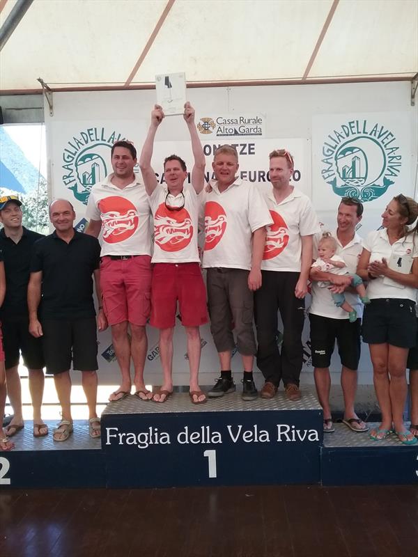 The Swiss team of Jarmo Wieland win the Longtze Regatta at Lake Garda photo copyright Elena Giolai taken at Fraglia Vela Riva and featuring the Longtze  class