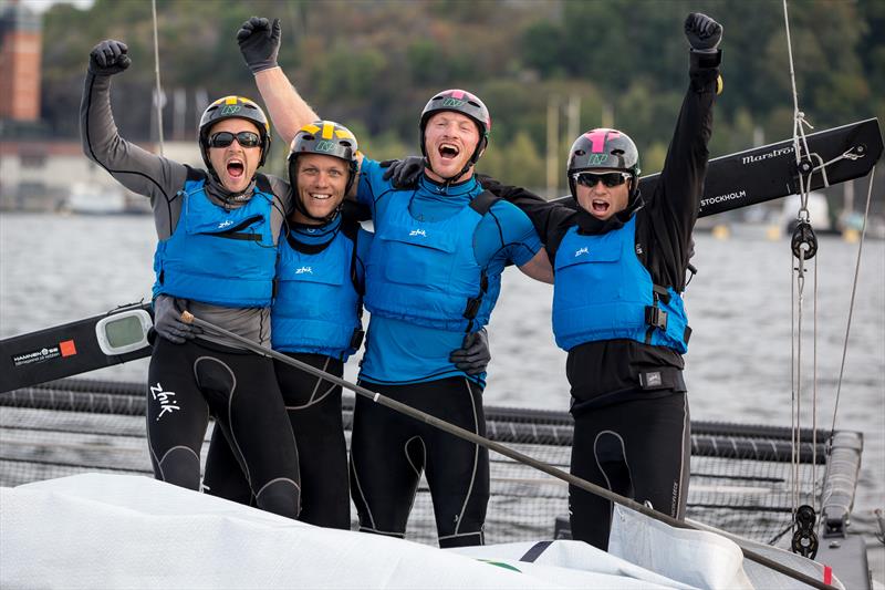 Martin Strandberg and his Alite Racing crew won the Battle of Stockholm, part of the M32 Series Scandinavia photo copyright Sander van der Borch taken at  and featuring the M32 class