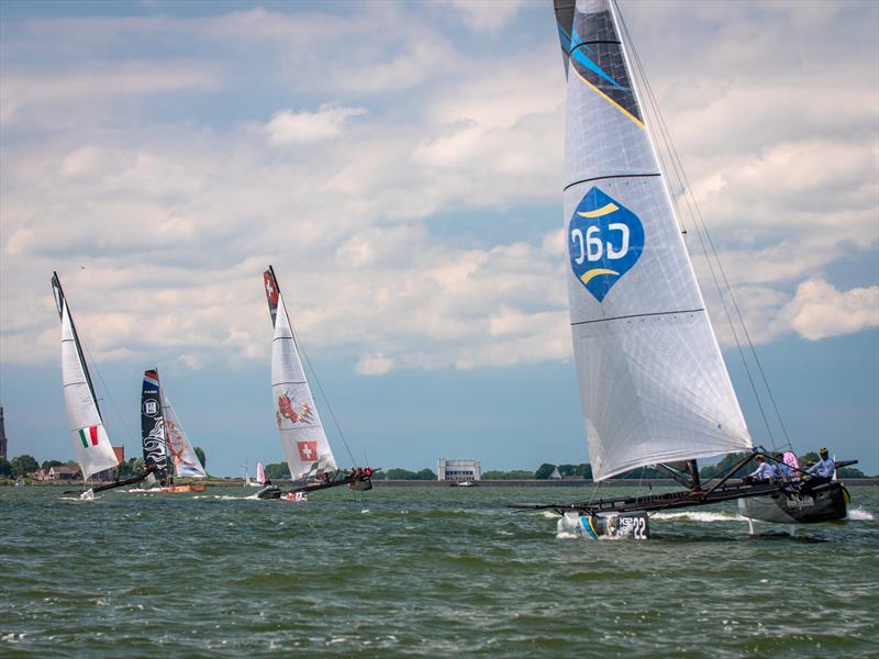 Team GAC Pindar won the opening race on M32 European Series Holland Day 2 - photo © M32 Series / Hartas Productions