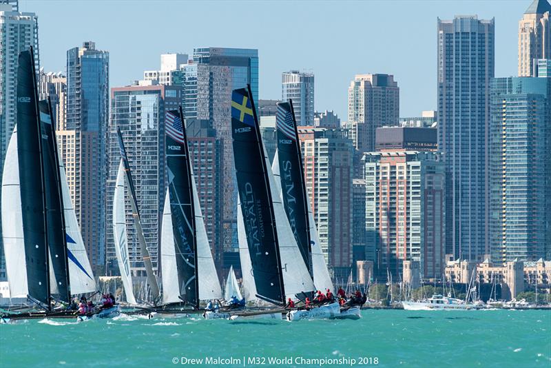2018 M32 World Championship - Final day photo copyright Drew Malcolm taken at Chicago Yacht Club and featuring the M32 class