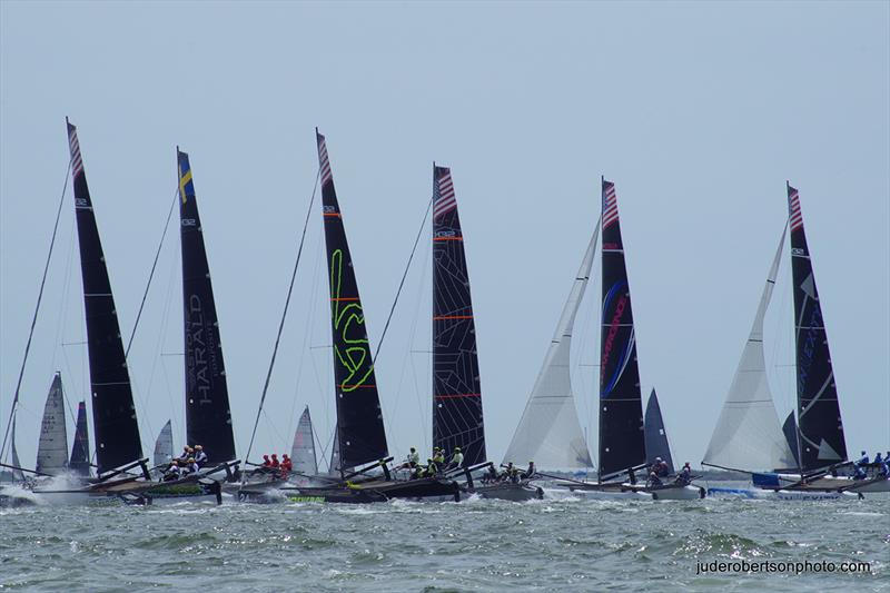 2019 Sperry Charleston Race Week - Day 2  photo copyright Jude Robertson / www.juderobertsonphoto.com taken at Charleston Yacht Club and featuring the M32 class