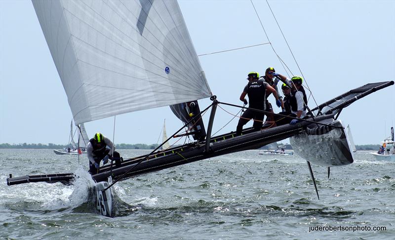 2019 Sperry Charleston Race Week - Day 2  photo copyright Jude Robertson / www.juderobertsonphoto.com taken at Charleston Yacht Club and featuring the M32 class