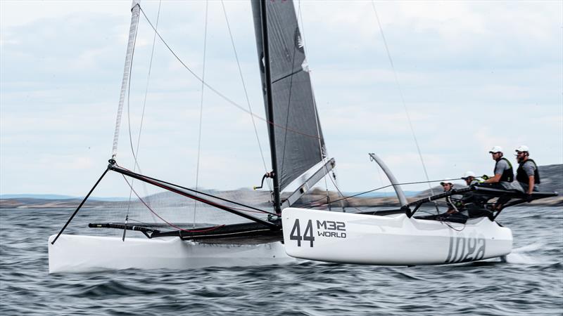 Richard Göransson's Inga from Sweden on the ascent. - Day 2 - M32 European Series Marstrand 2019 - photo © Drew Malcolm