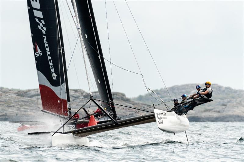 Bliksem en route to one of the biggest wins ever in the M32 class. - M32 European Series Marstrand 2019 photo copyright Drew Malcolm / M32 World taken at  and featuring the M32 class