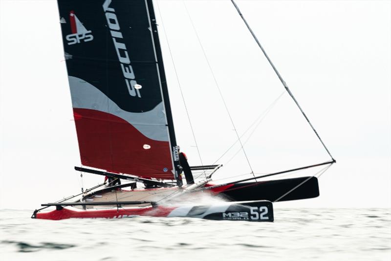 Richard Davies' Section 16 has made steady improvement this season on the M32 European Series photo copyright M32 World / Drew Malcolm taken at  and featuring the M32 class